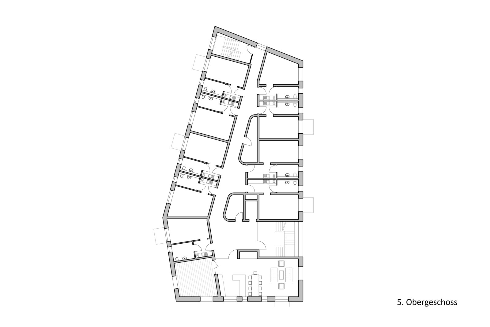Neubau Altenwohnheim in Leipzig, Eutritzsch - 5. Obergeschoss