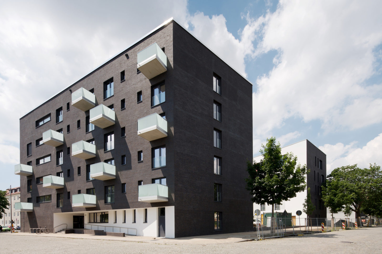 Neubau Altenwohnheim in Leipzig, Eutritzsch - Fassaden