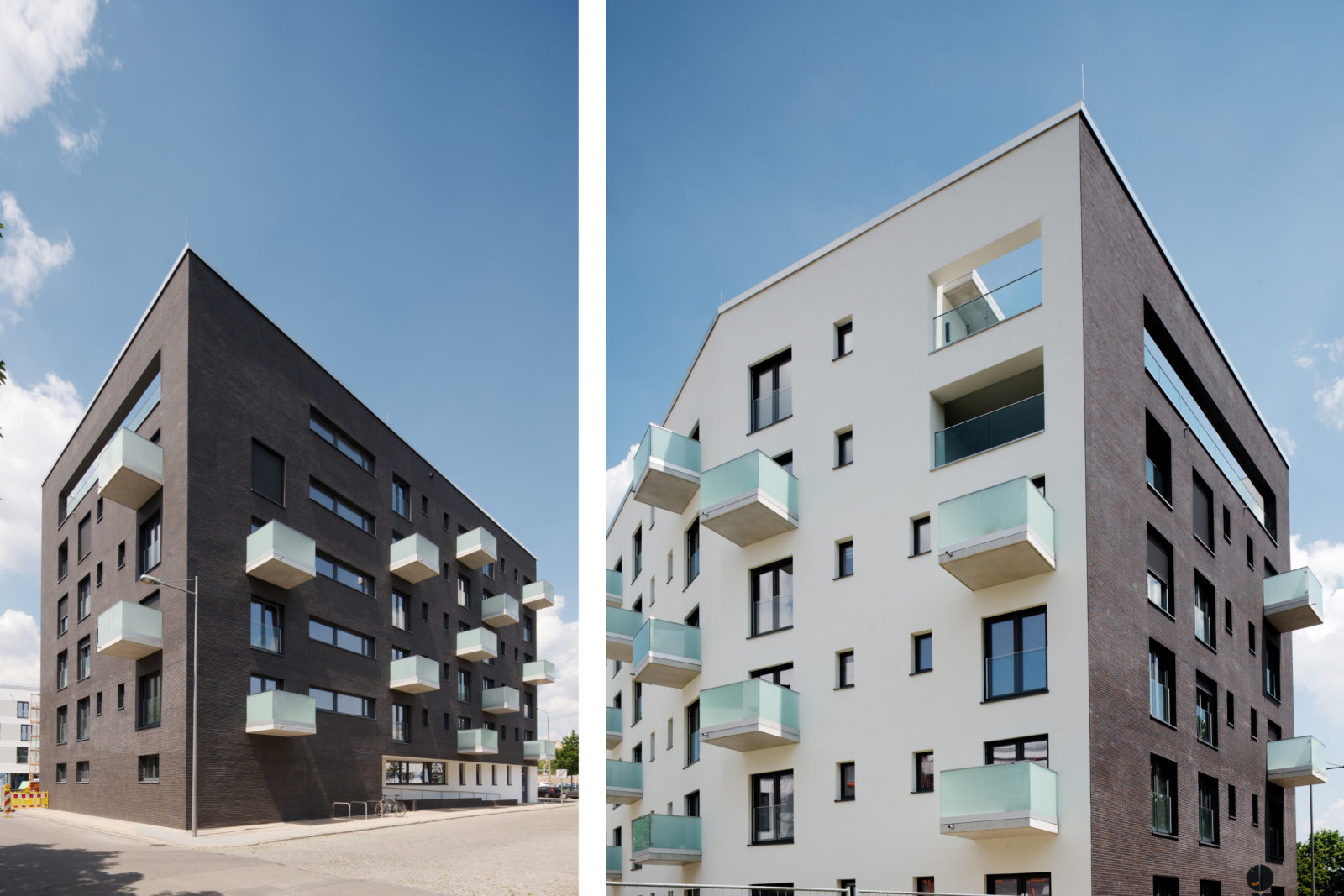 Neubau Altenwohnheim in Leipzig, Eutritzsch - Fassaden