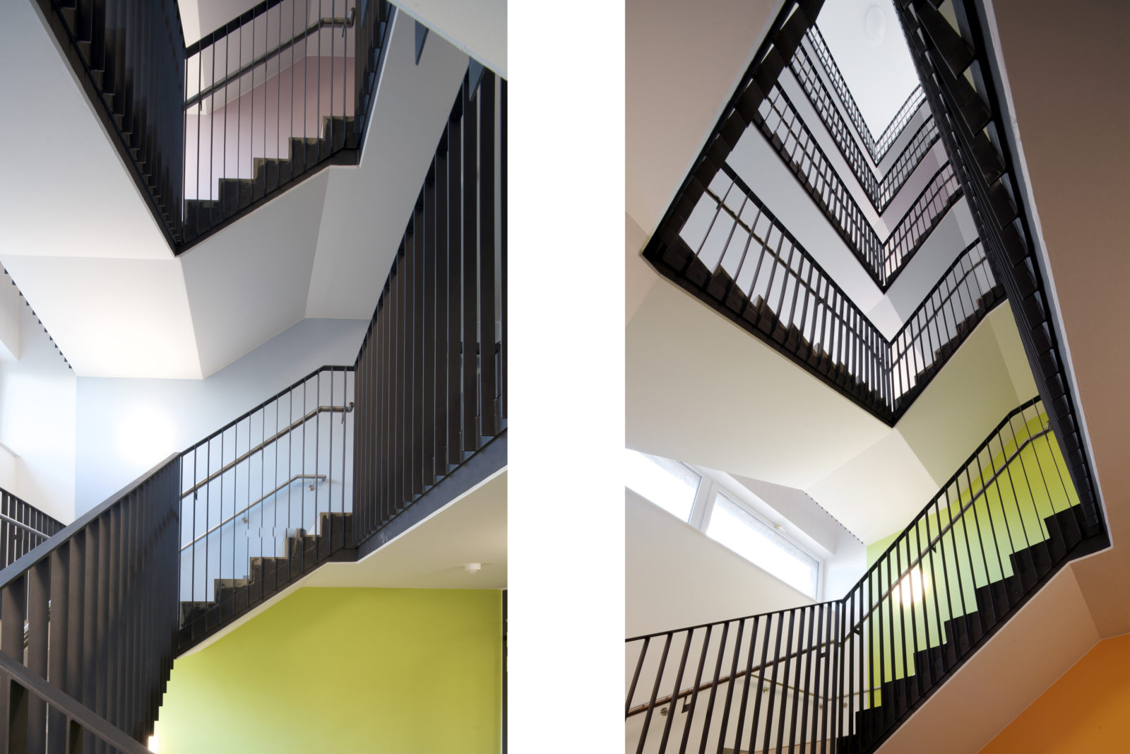 Neubau Altenwohnheim in Leipzig, Eutritzsch - Innen Farbkonzept