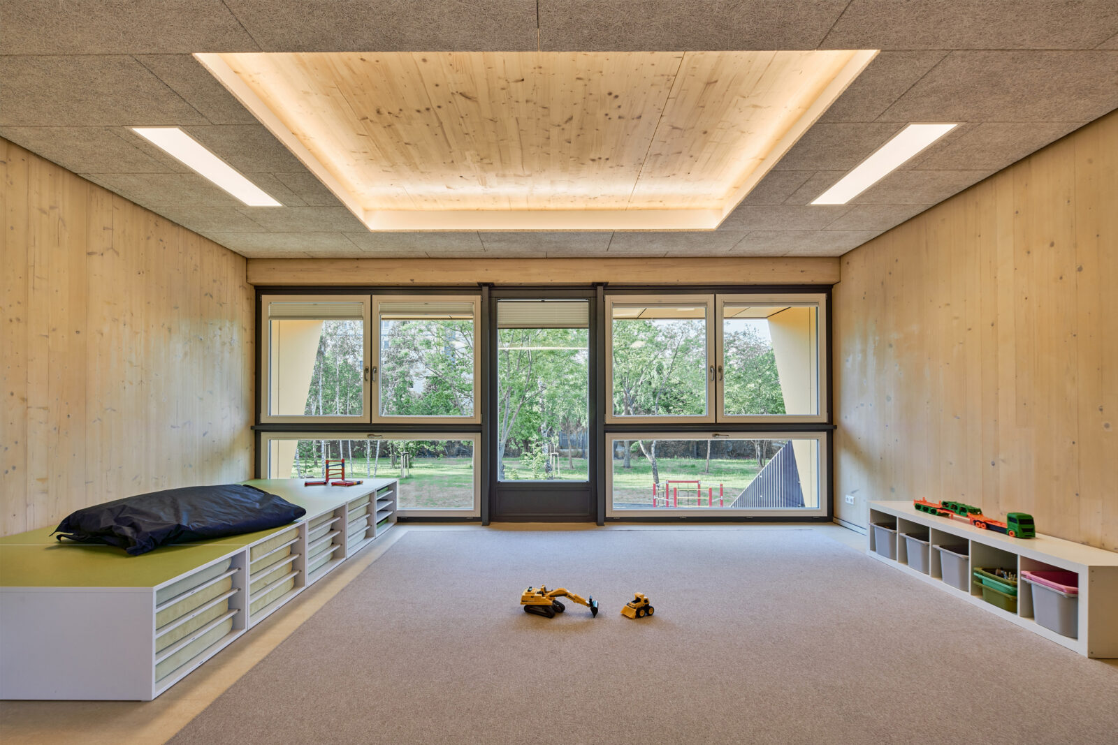 Neubau Kita und Familienzentrum Kändlerstraße - Gruppenraum