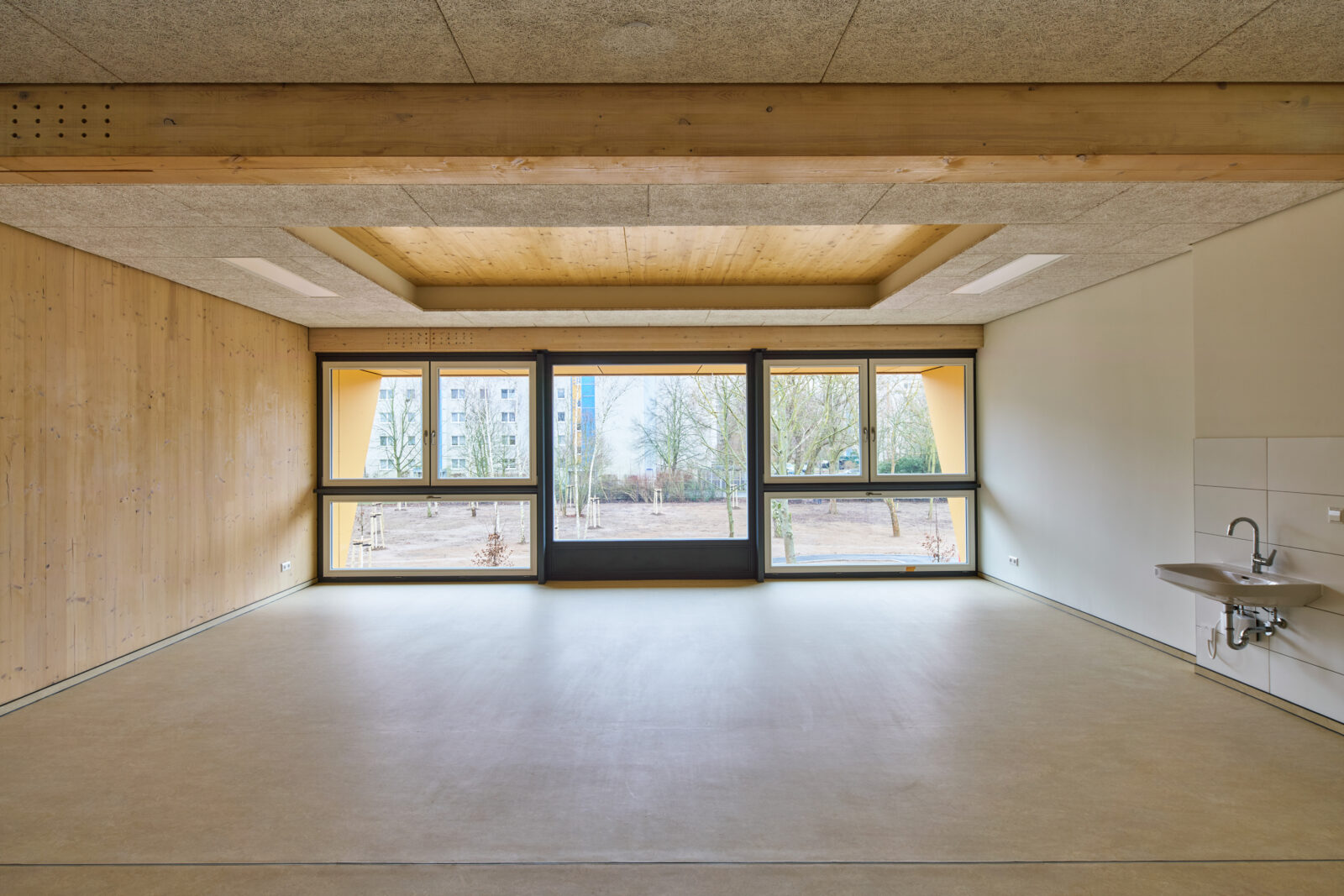 Neubau Kita und Familienzentrum Kändlerstraße - Gruppenraum